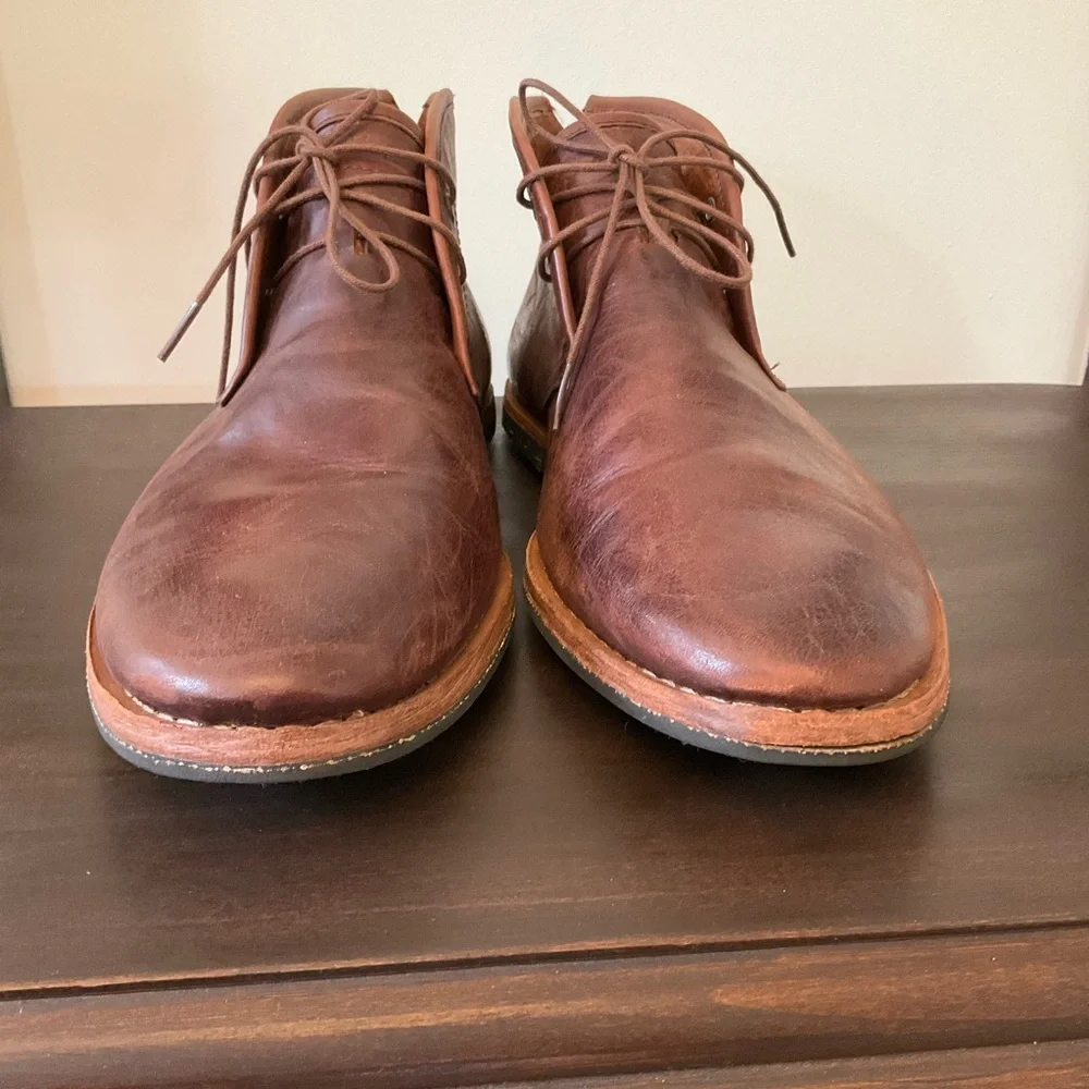 Timberland Boot Company Wodehouse Brown Leather Chukka Boots Size 12